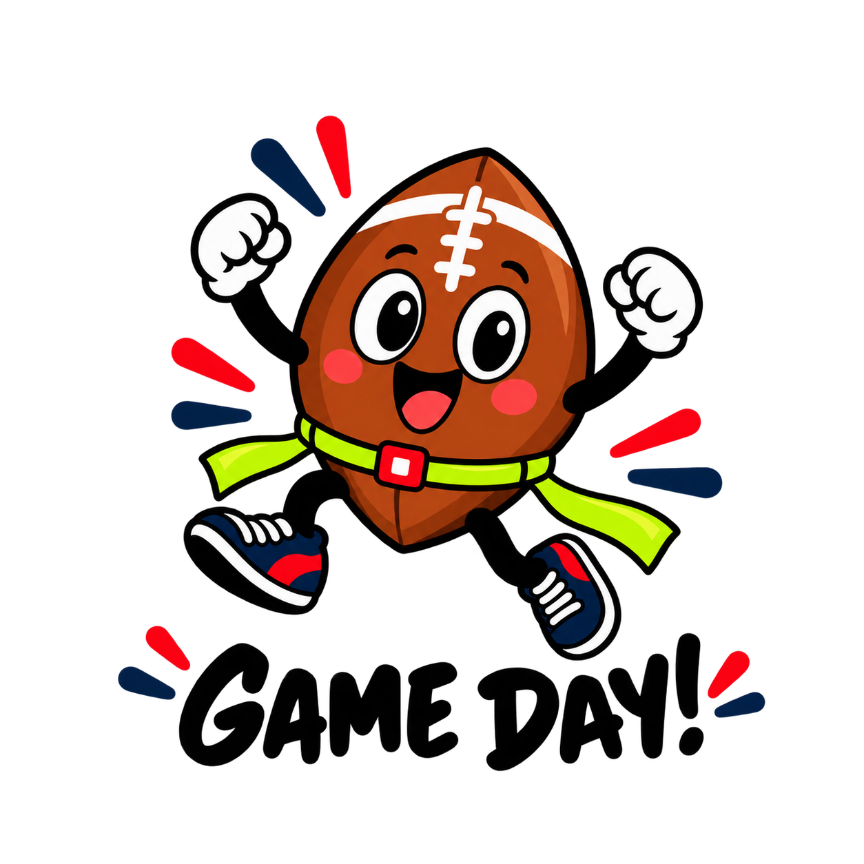 Champ game day sticker